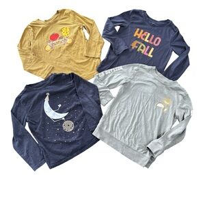 Cat & Jack Boys long Sleeve Shirt Bundle.